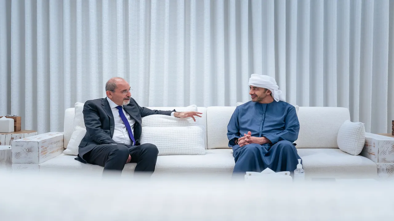 عبدالله بن زايد يبحث مع أيمن الصفدي تعزيز العلاقات والتطورات الراهنة في المنطقة